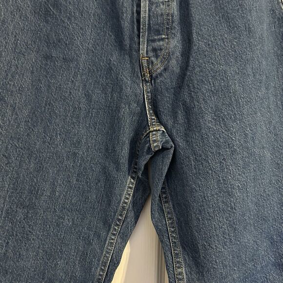 Everlane Jeans The Curvy 90s Cheeky Straight Denim 29 Blue High Rise Mom Retro - Picture 11 of 14